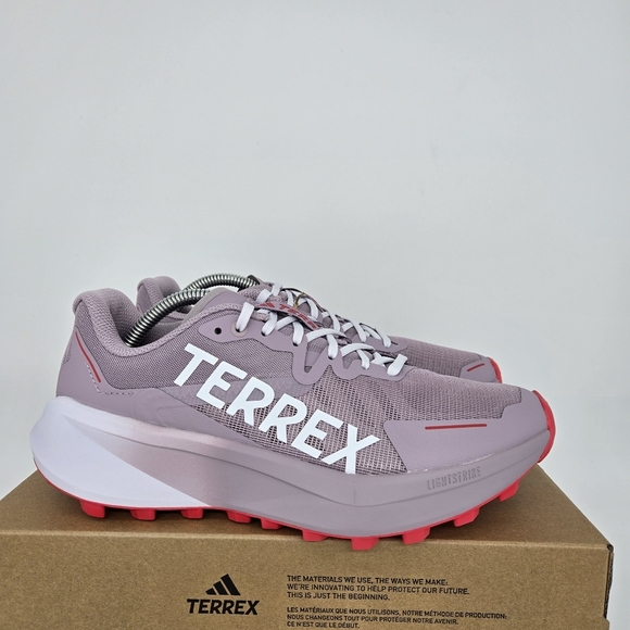 New adidas Terrex Agravic 3 'Preloved Fig' Women's Trail Running Shoes Size 8.5 - Picture 3 of 8